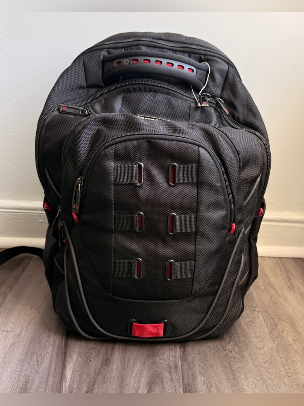 Samsonite - Tectonic X Backpack  with Red Accents – Durable & Spacious